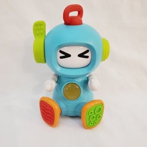 Infantino Senso Discovery Robot Sounds Music Buttons Face Changing Works